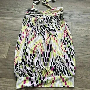 Johnny Martin | 90’s polka dot splat sleeveless  bubble dress
